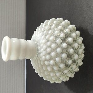 Vintage Fenton Hobnail French Opalescent Wrisley Perfume Bottle. No Stopper